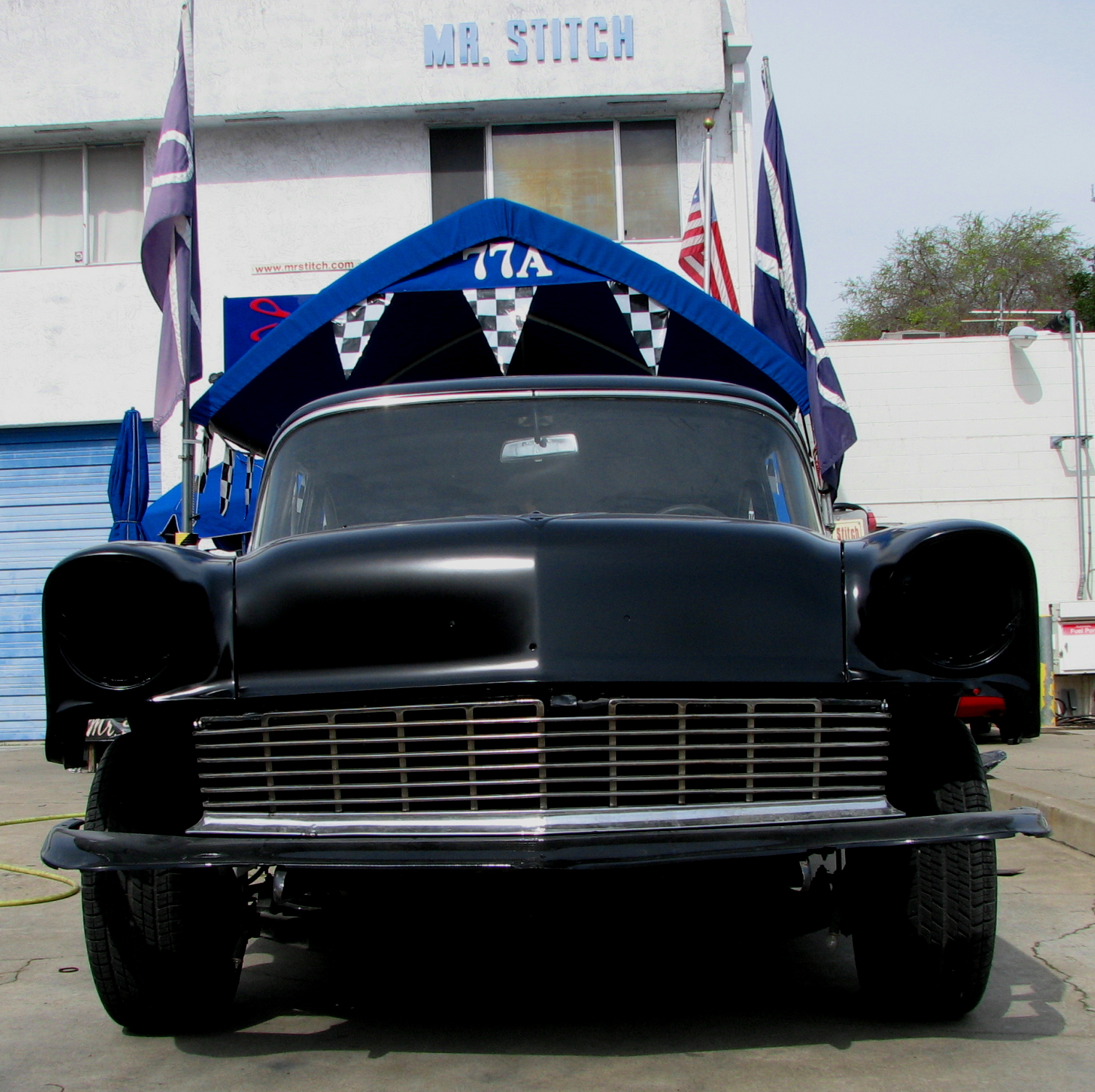 567+Chevy We installed headliner for the Jeff Roeder 1956 210 Belair